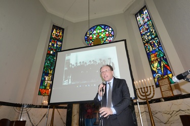 Genova - anniversario sinagoga, tempio israelitico