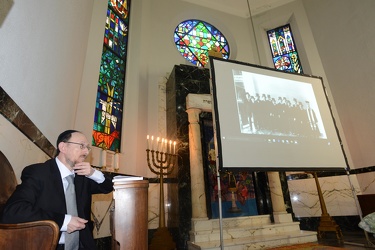 Genova - anniversario sinagoga, tempio israelitico