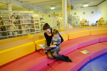 Genova, Biblioteca per ragazzi De Amicis - il nuovo spazio morbi