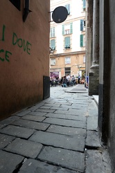 Genova, centro storico - la zona tra piazza della stampa e canne