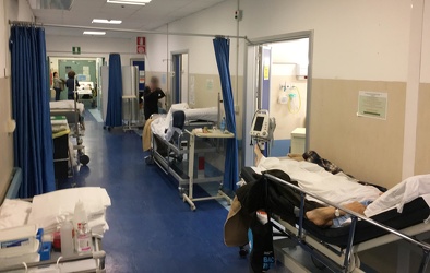 Genova, pronto soccorso ospedale San Martino - inizio settimana 