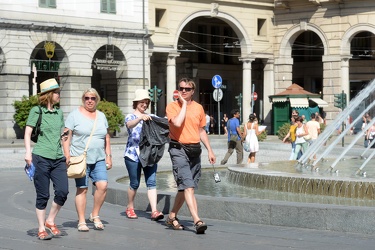 Genova, estate calda, giugno - alte temperature, caldo