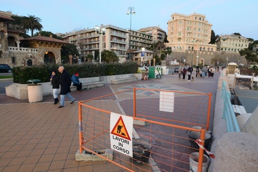 Genova, Corso Italia - lavori in corso