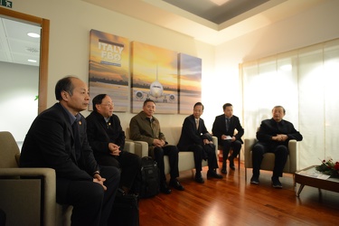 Genova, aeroporto - delegazione governativa cinese con Vice Prem