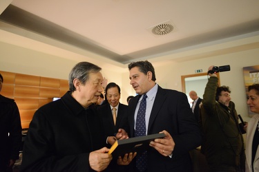 Genova, aeroporto - delegazione governativa cinese con Vice Prem