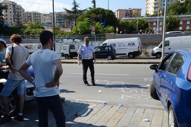 Genova - Incidente mortale a Sampierdarena