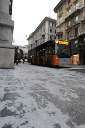 Genova - allerta neve arancione per domani