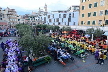 Genova, giardini luzzati - la cena colorata per i diritti gay LG