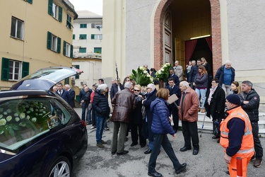 Genova, Cornigliano - funerale ex pugile medaglia d'oro olimpica