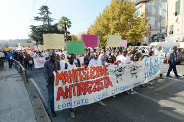 Genova - manifestazione antirazzista