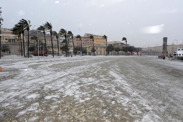 Genova - allerta arancione neve - freddo, vento e maltempo
