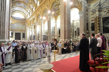 Genova - chiesa Nunziata - preghiera Sant'Egidio per i migranti 