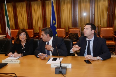 Genova, prefettura - incontro con presidente del Senato Maria El