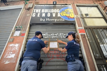 Genova - via San Luca - sequestro negozio hempatia - operazione 