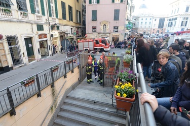 Genova, allarme incendio metropolitana - emergenza rientrata