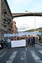 Genova, zona via piacenza, giardini Gavette - manifestazione com