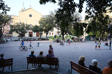 Genova, quartiere San Fruttuoso - Piazza Martinez