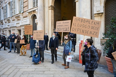 Genova, palazzo Tursi - manifestazioni comitati residenti e citt