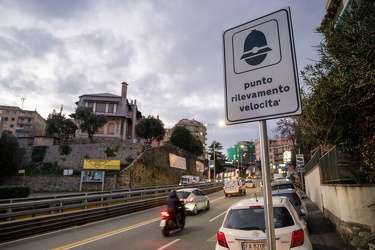 Genova, corso europa - installati nuovi autovelox fissi prossimi