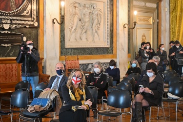 Genova, palazzo Tursi - salone rappresentanza - conferenza stamp