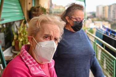 Genova, Quezzi, zona via Edera - famiglie sfollate causa frana