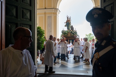 Genova, santuario Madonna della Guardia - tradizionale festa