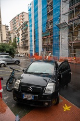 Genova, via Berghini - incidente sul lavoro, operaio cade da pon