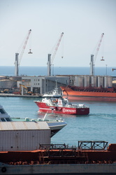 Genova, porto - nuova nave di Emergency