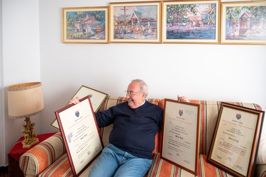 Genova, Pegli - Luigi Bocca, quattro lauree, 80 anni appena comp