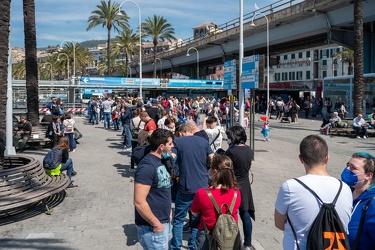 Genova, turisti in centro per weekend di Paqua