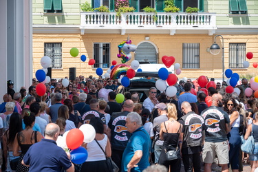 Genova, Pegli, chiesa Immacolata - funerale bambina 5 anni tragi