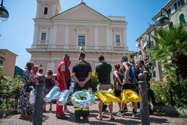 Genova, Pegli, chiesa Immacolata - funerale bambina 5 anni tragi