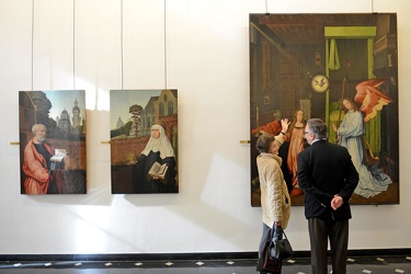 Genova - visita nei musei di una delegazione della Morgan Librar