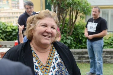 Genova - Aleida Guevara, pediatra, figlia del Che - in visita al