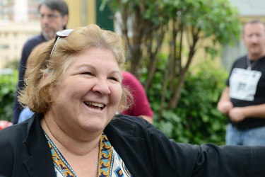 Genova - Aleida Guevara, pediatra, figlia del Che - in visita al