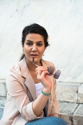 Genova, cantante iraniana Sahar Ajdamsani