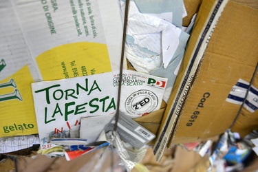 Genova, via Sardorella - impianto amiu riciclaggio carta e carto