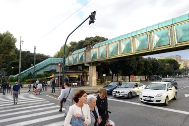 Genova - inaugurazione terzo lotto cantiere sistemazione sicurez