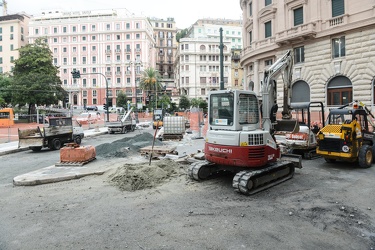 cantiere Aster piazza Acquaverde.