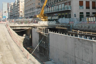Genova - Viale Brigata Bisagno cantiere aperto