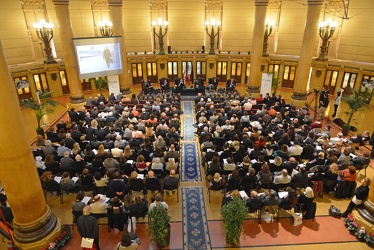 Genova - congresso sul tema delle case di riposo presso palazzo 