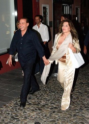 Portofino, Luglio 2008 - Silvio Berlusconi e Veronica Lario