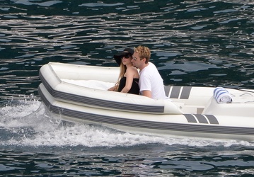 Portofino 2013 - Avril Lavigne con il marito