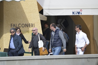 Portofino Aprile 2015 - Domenico Dolce arriva in gommone