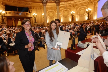 Genova - universicity - consegna diplomi dottorato presso sala d