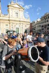 Genova - universicity - astrofili in piazza Matteotti 