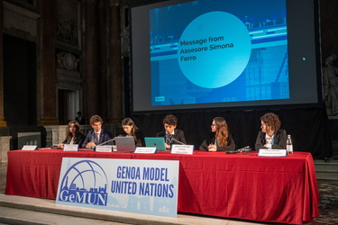 Genova, palazzo ducale, evento GEMUN, genoa model united nations