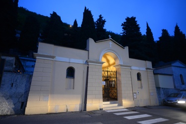 Genova, cronaca - esterni sera cimitero Bogliasco