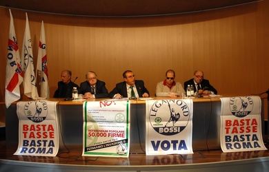 Genova - presentazione candidati lega nord liguria
