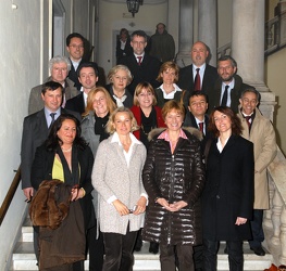 Genova - foto di gruppo per i candidati del PD